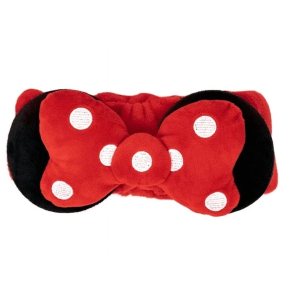 The Crème Shop x Disney: 3D Teddy Headyband™ in Spotted in Red - Picture 1 of 1